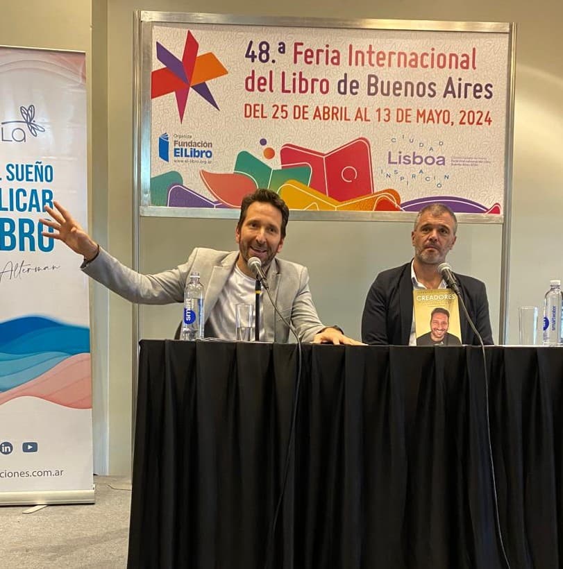 Jerónimo Ciapparelli y su presentación del libro creadores